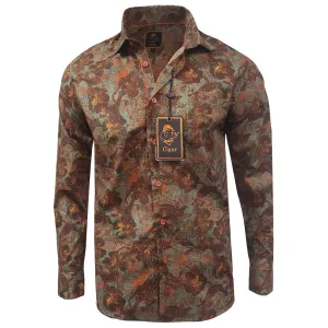 Cigar Sport Shirt/S-5032 Waffle Weave