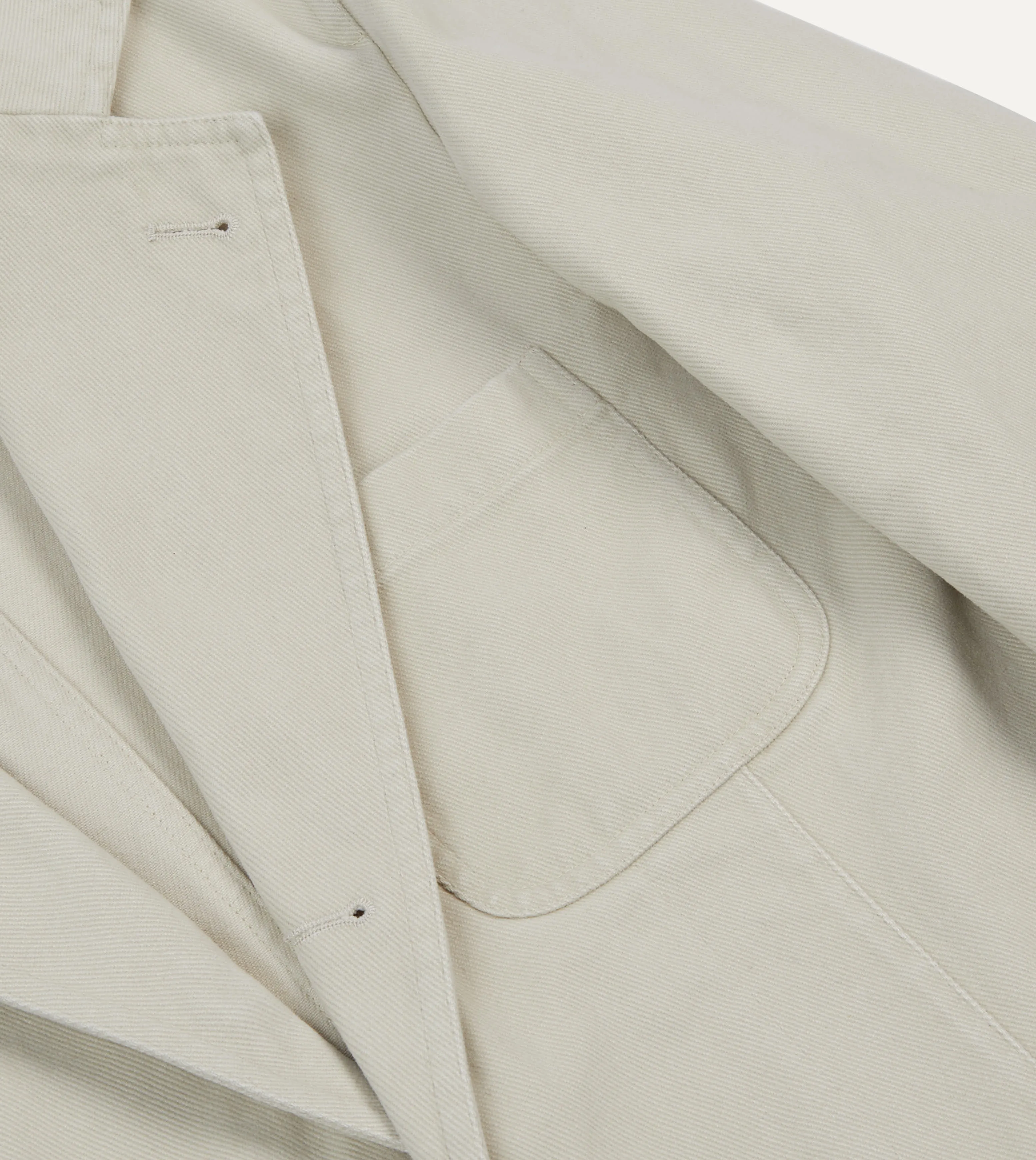 Urban Casual Ecru Heavy Cotton Twill Games Blazer Mk. I