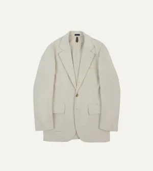 Ecru Heavy Cotton Twill Games Blazer Mk. I Elastic cuffs