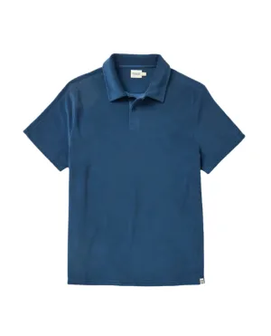 Ravello Terry Polo - Navy UltraSoft Texture