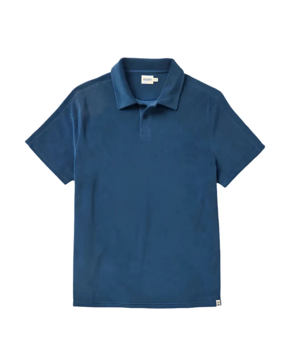 Zero Waste Warm Layers Ravello Terry Polo - Navy