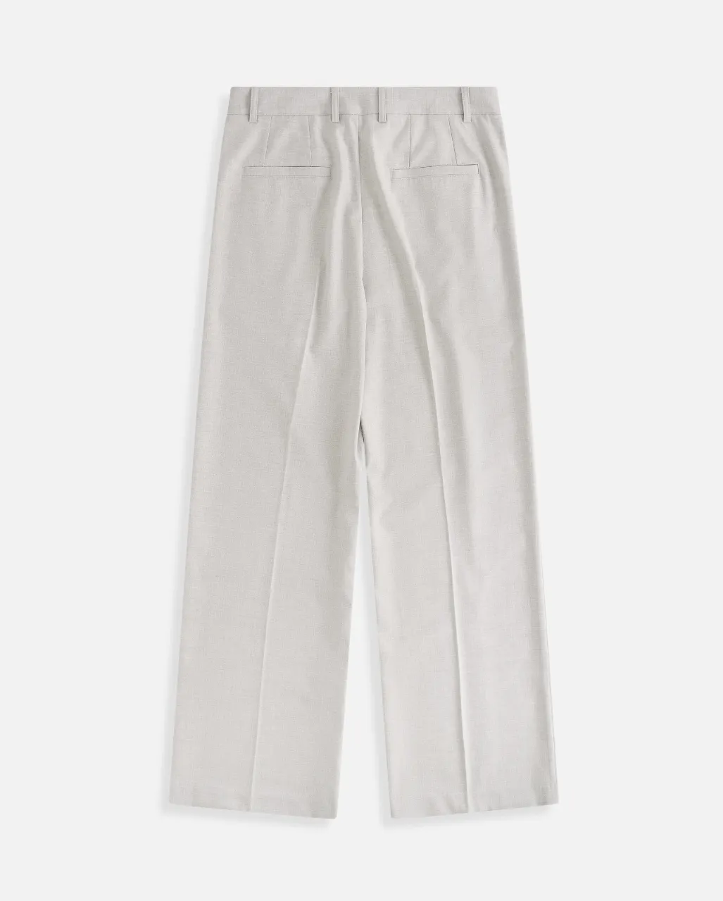 Pleated Trousers - Nimbus Cloud Work-Ready Self Love
