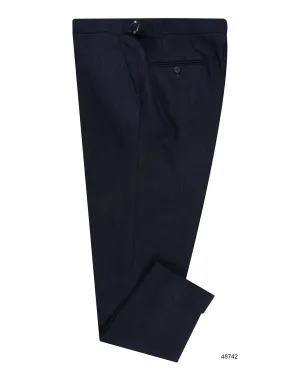 Work Essential Lightweight Weave Dark Navy Stretchable Dress Pant