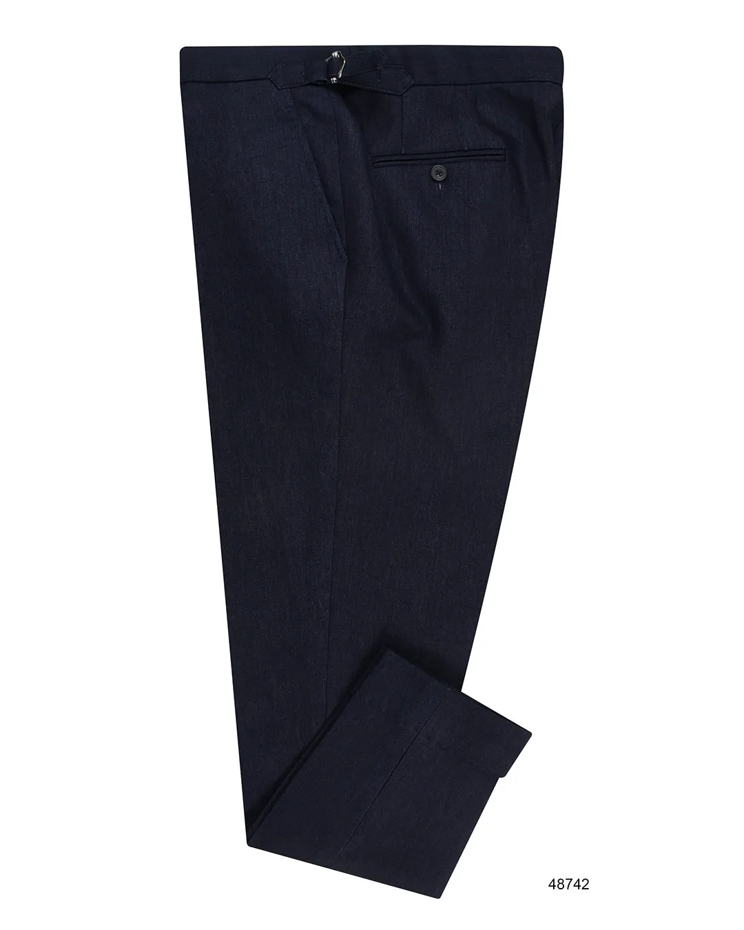 Work Essential Lightweight Weave Dark Navy Stretchable Dress Pant