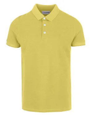 Mild Yellow Polo T-shirt Layered Comfort