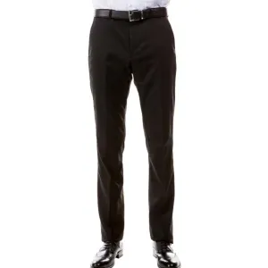 Men's Black Modern Fit Suit Pants SecureClosures Day Wear