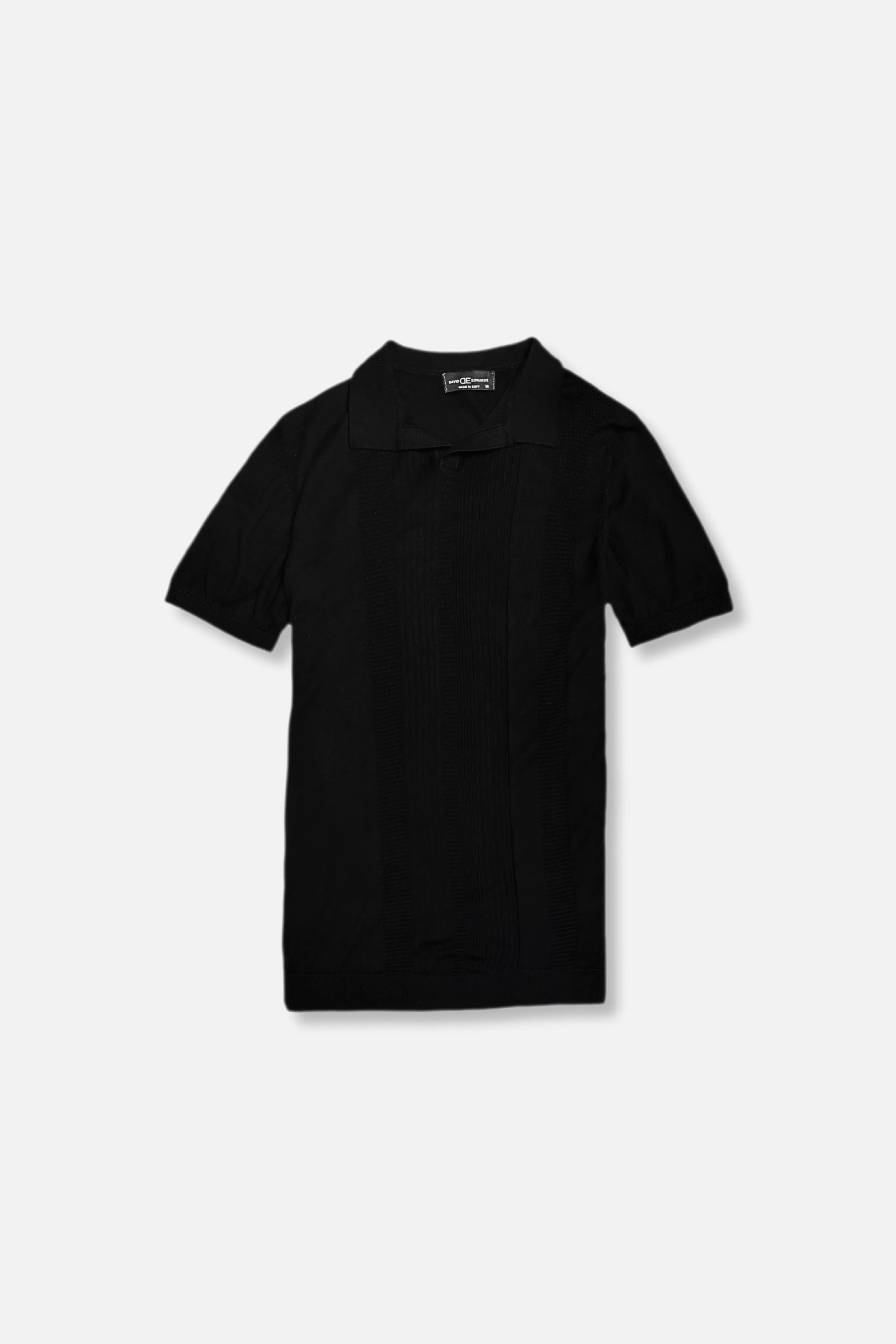 Drexler Knitted Polo Shirt DoubleStitched Seams Light Comfort