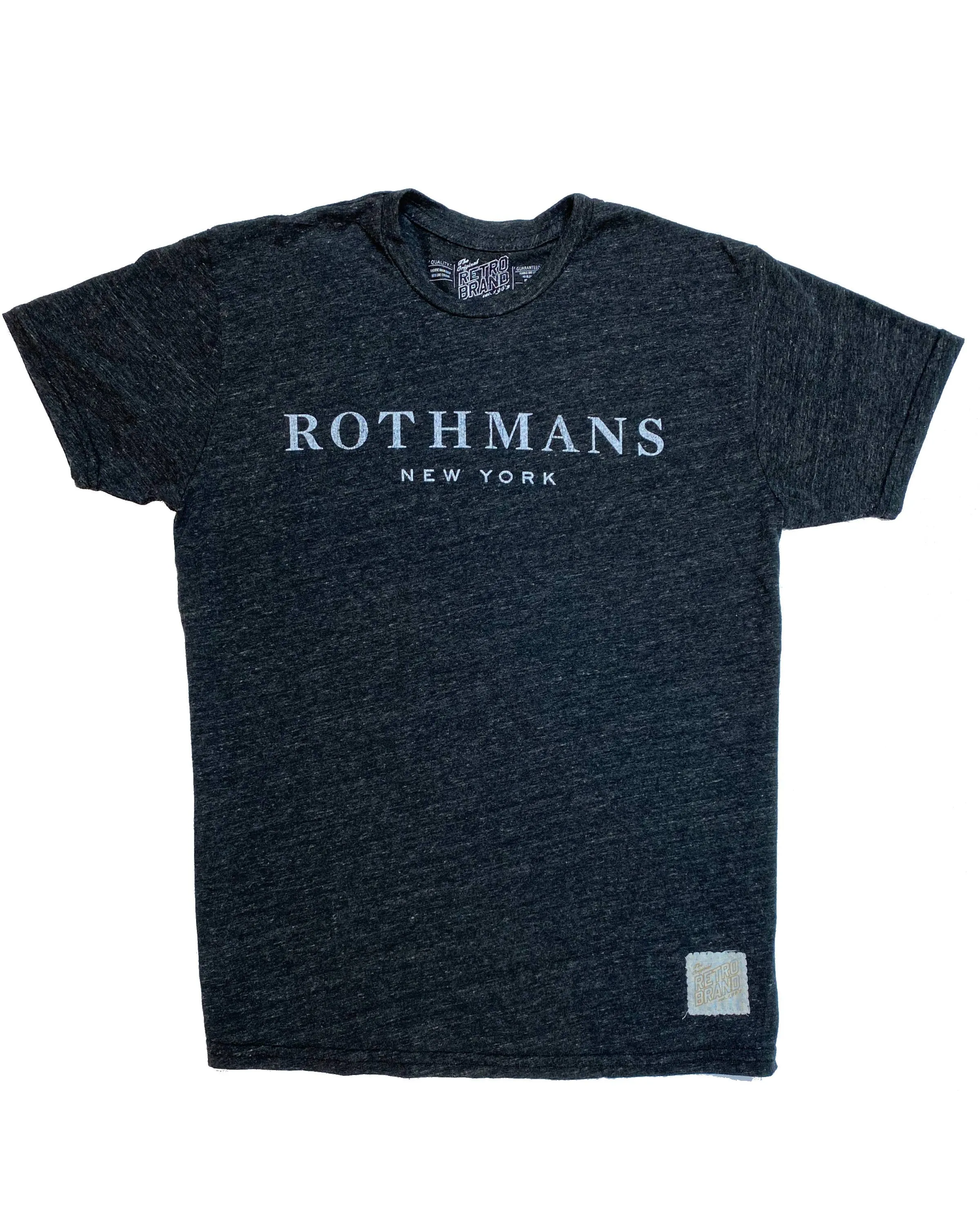 Rothmans Men's T-Shirt - Dark Grey Regular fit normality