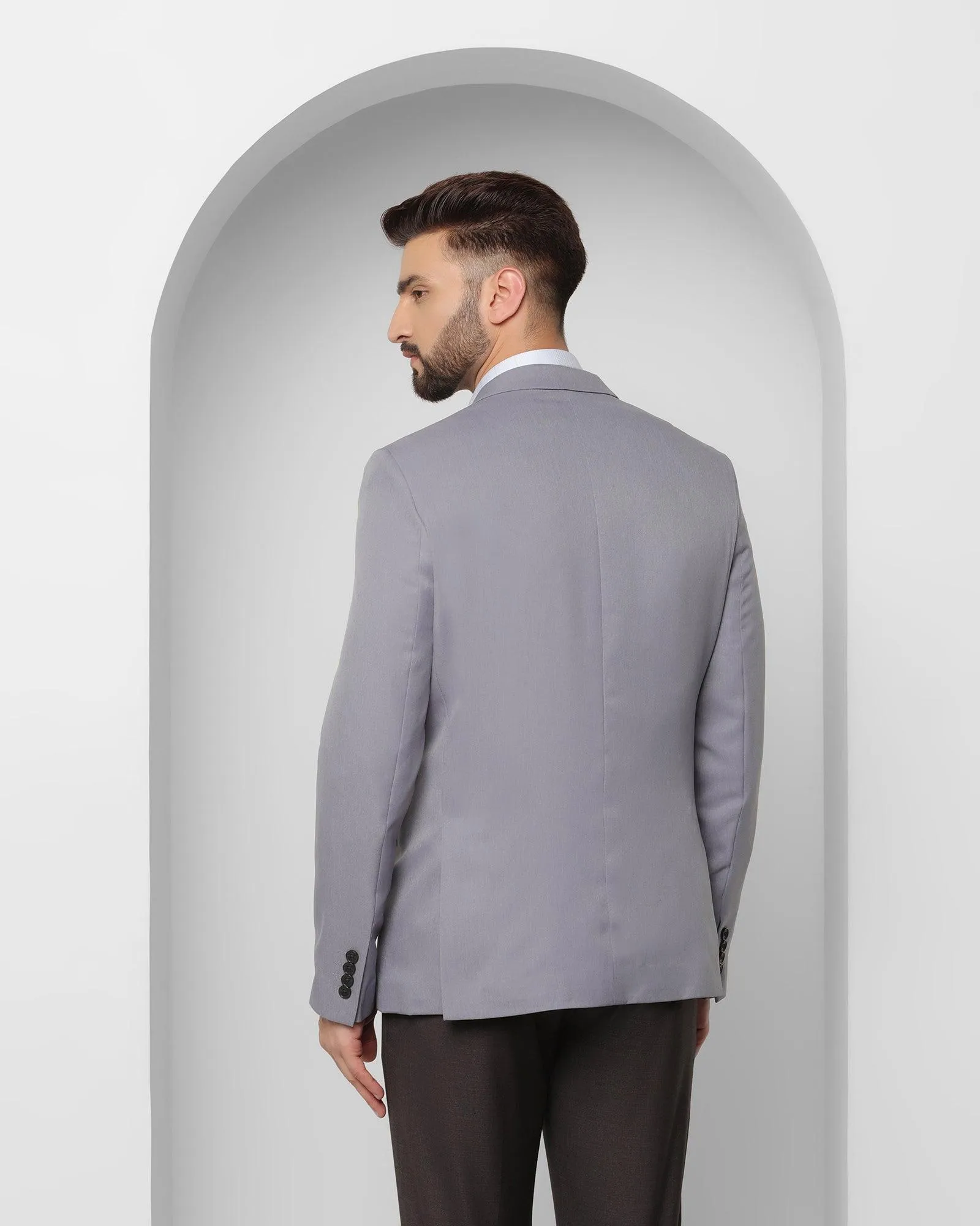 Formal Light Blue Solid Blazer - Suarez Comfortable Fabric Ripstop Technology