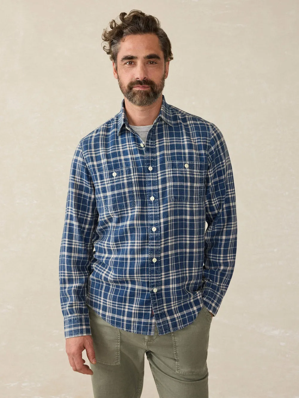 The Tried And True Chambray Workshirt Snag Free Surface