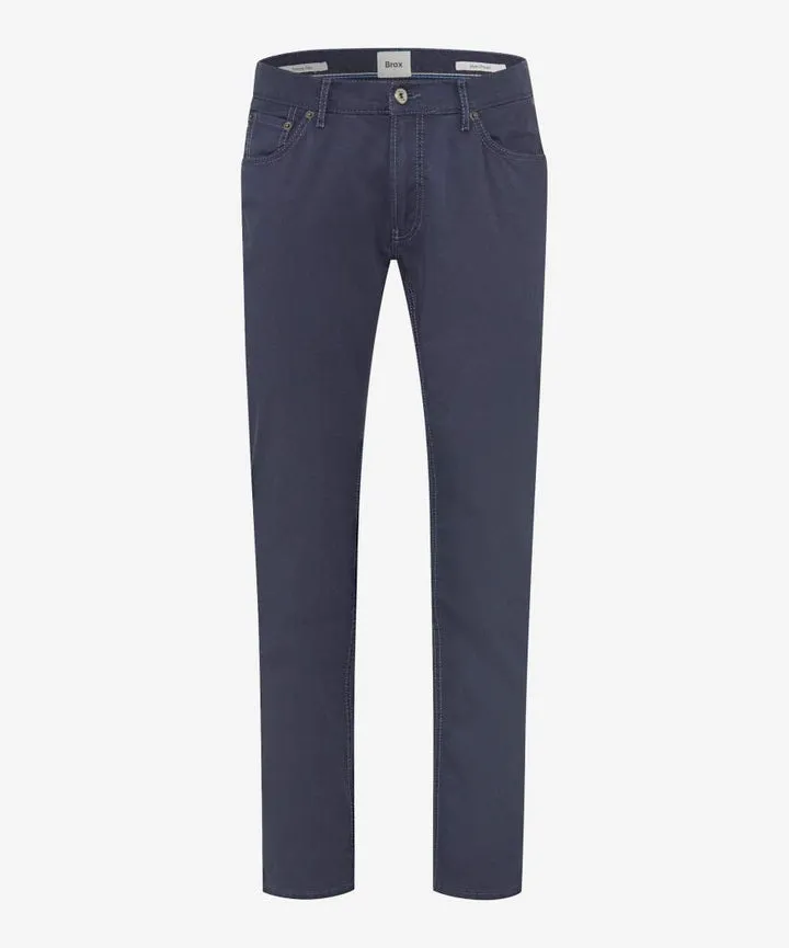 Brax Chuck Tritone Flex Five Pocket Pant in Navy Anti Chafe Lining