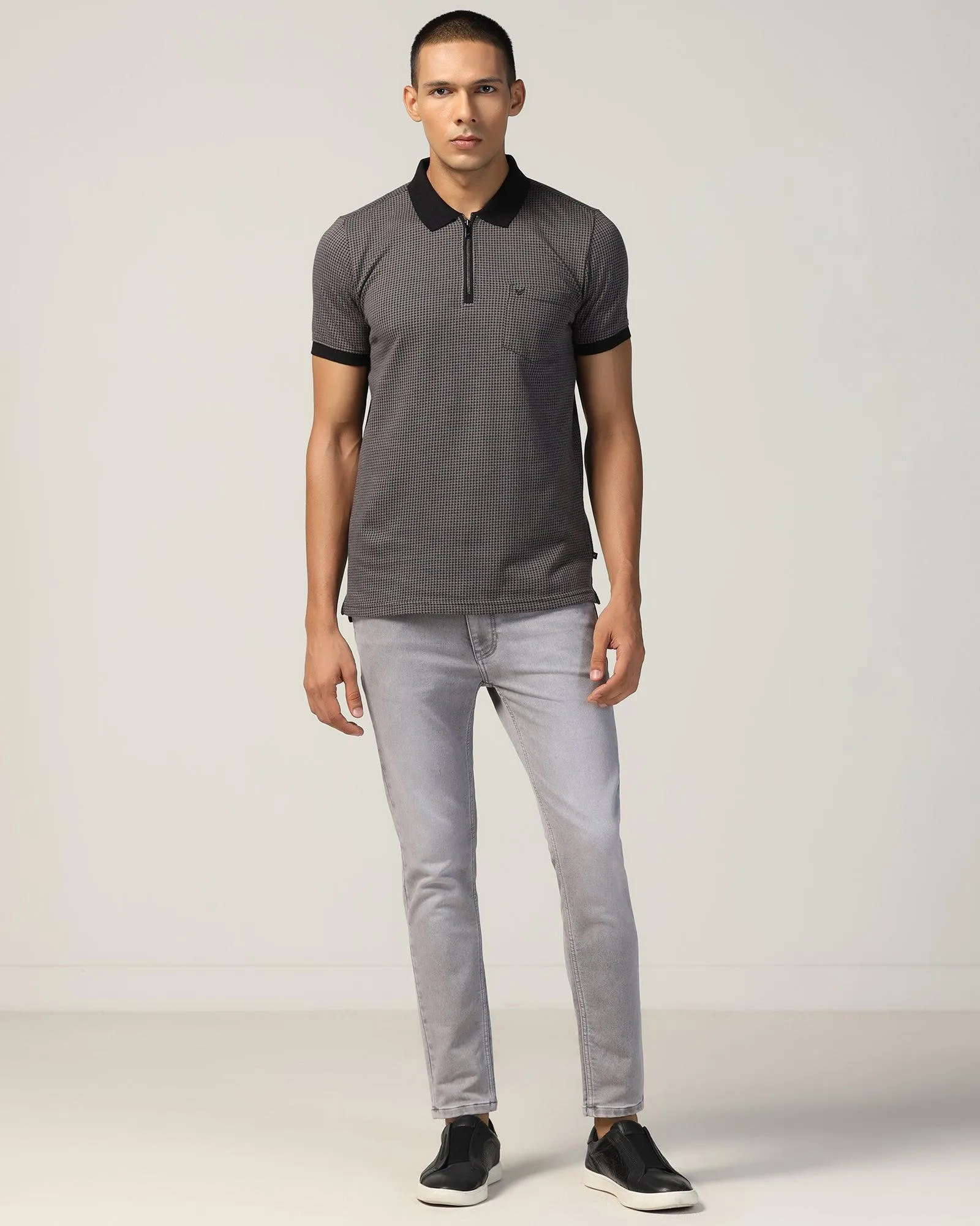 Ultrasoft Skinny Cropped Fiji Fit Grey Jeans - Godric Everyday Favorite Versatile Fit