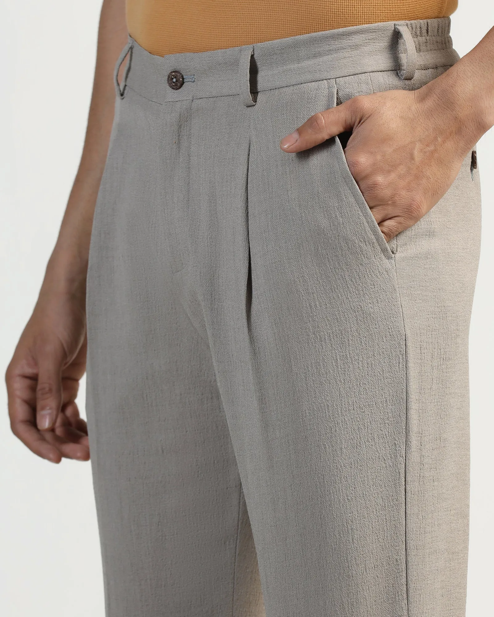 Fashion Fit Work Essential Sneaker Fit Mouse Solid Pant - Icon