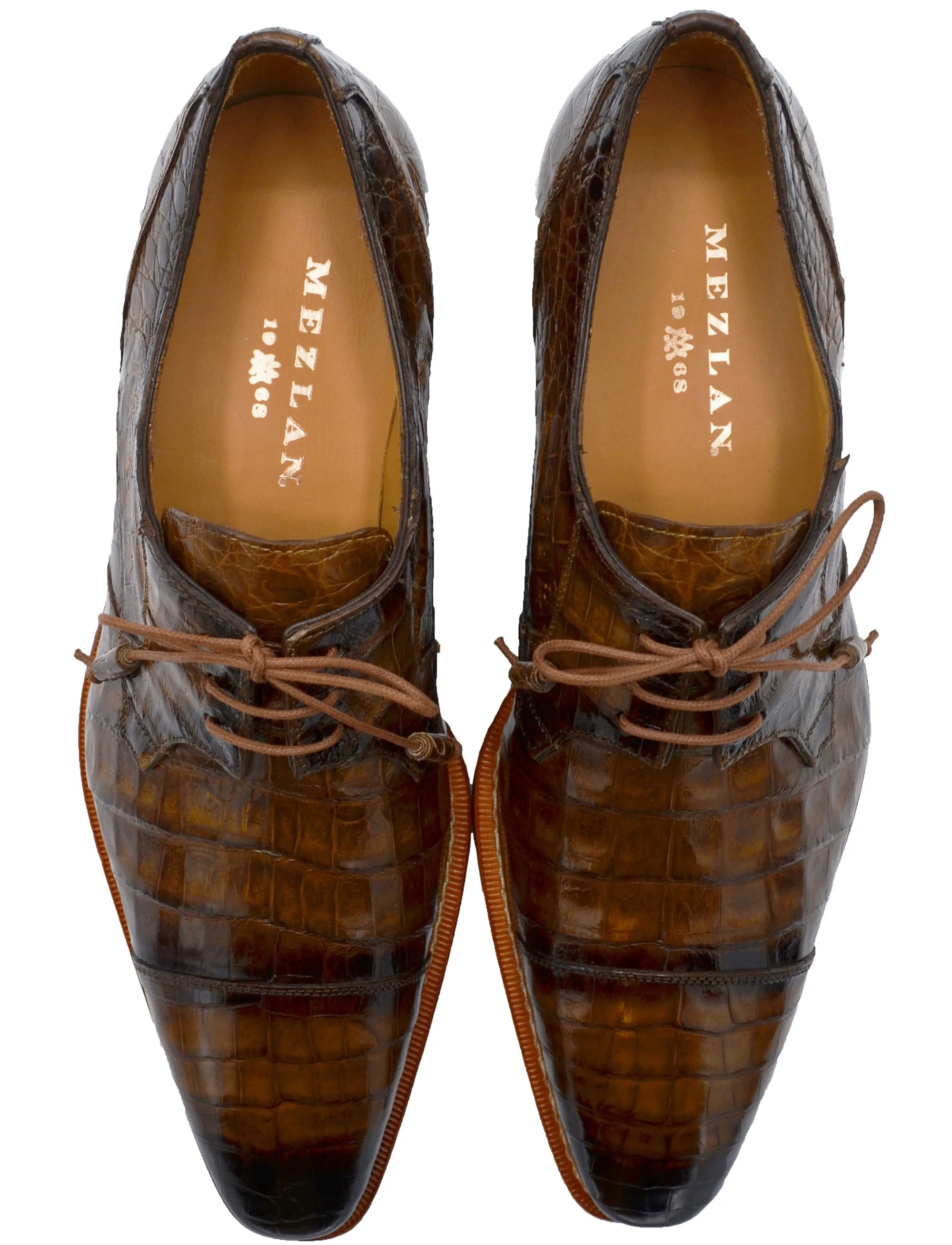 Comfortable fit GIOVANE CROCODILE DERBYBY MEZLAN/50032