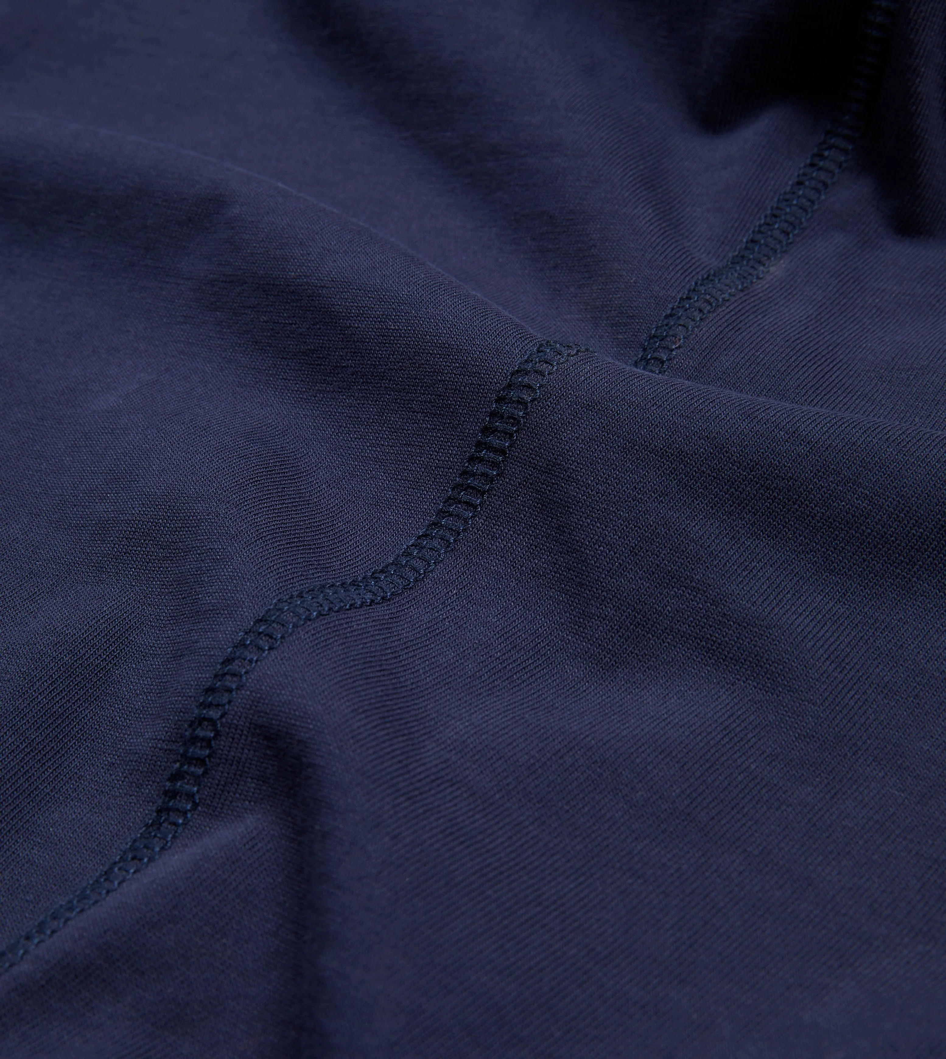 Breathable Fit Wear Reinforced Hems Navy Cotton Crew Neck Hiking T-Shirt