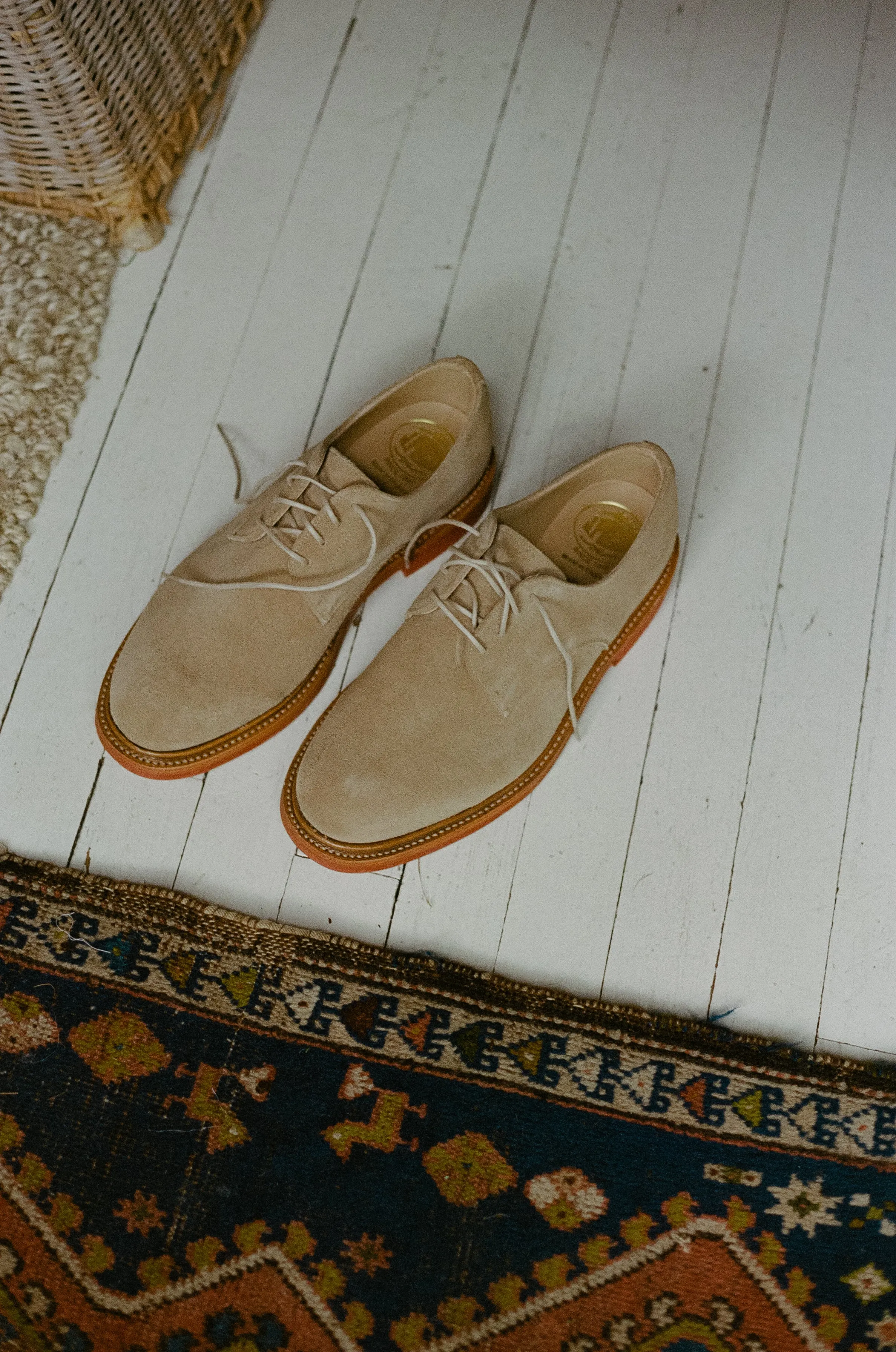 "Dirty" Suede Bucks Cold Guard