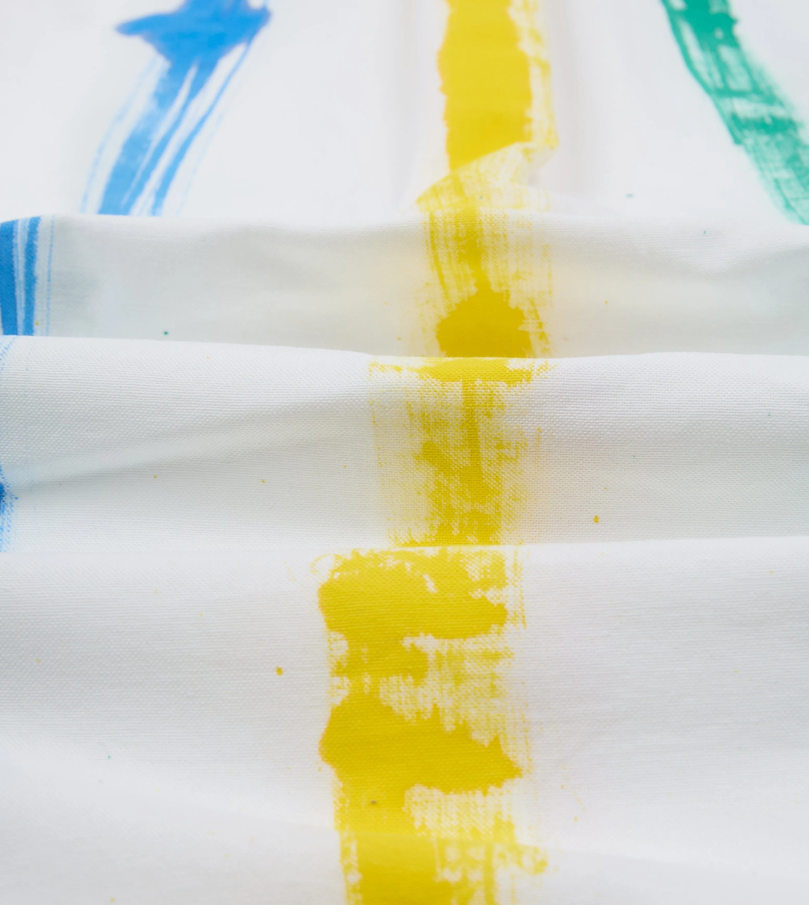 Trendy Outfit Michael McGregor for Drake??s Hand-Painted Stripe Cotton Oxford Cloth Button-Down Shirt