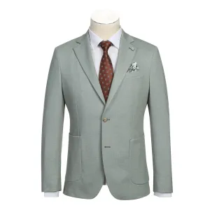 Pellagio Light Green Men's Half Canvas Blazer PS24-4 TearResistantFabric Casual Classic