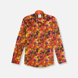 Fantasy Mood Lobo Long Sleeve Button Down Shirt