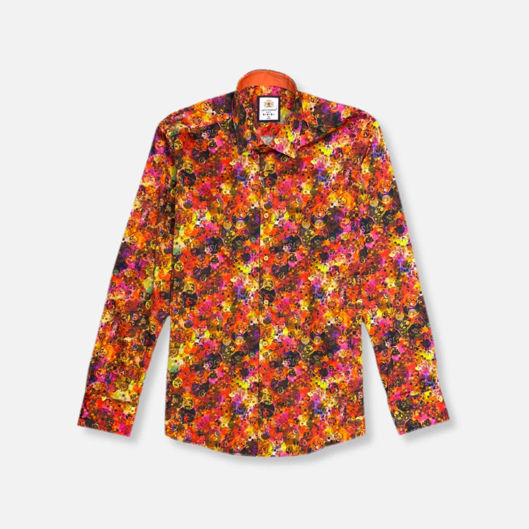 Fantasy Mood Lobo Long Sleeve Button Down Shirt