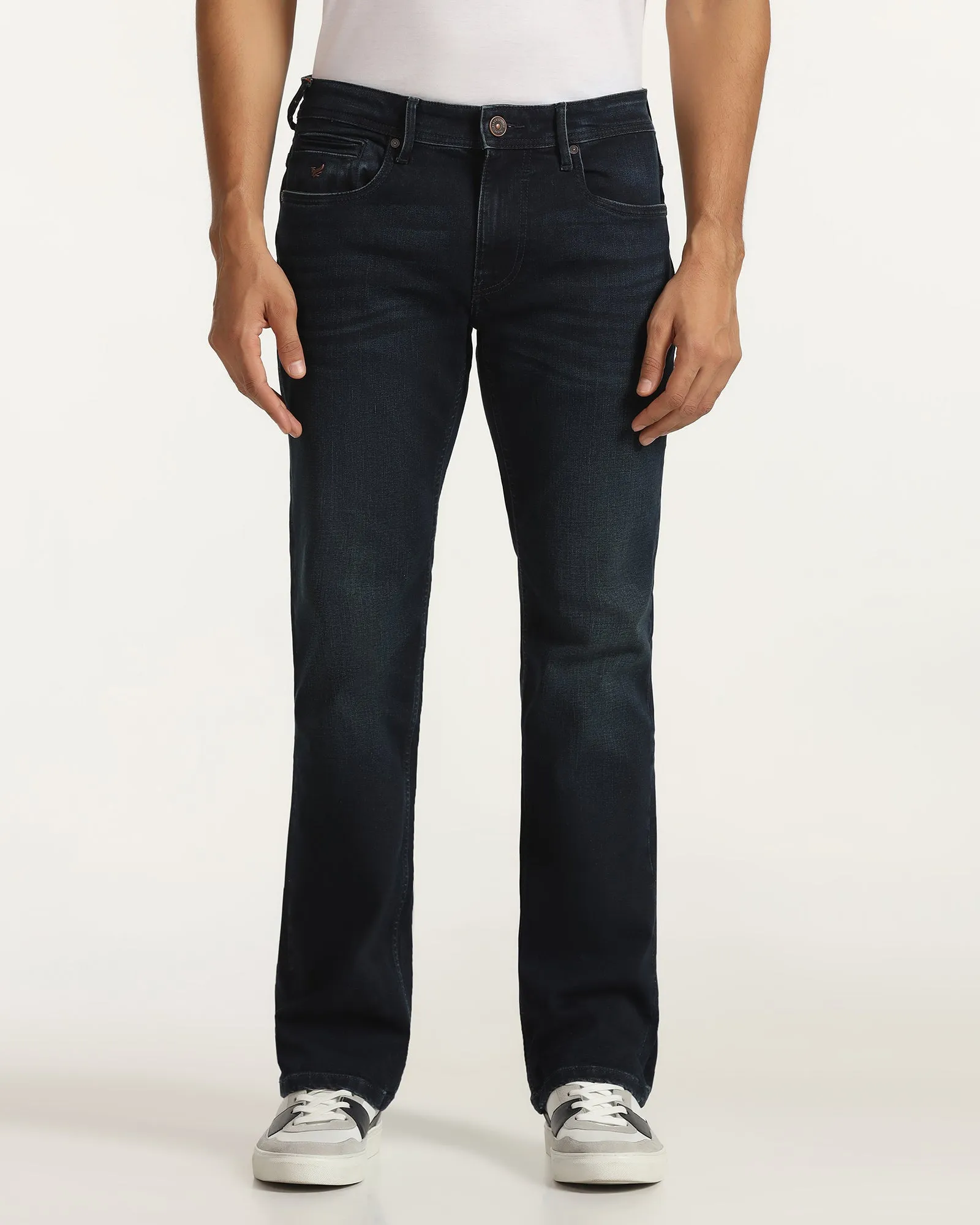 Super Clean Straight Comfort Duke Fit Indigo Jeans - Einar Clean Fit Weekend Warrior Adult Fashion Gym Ready