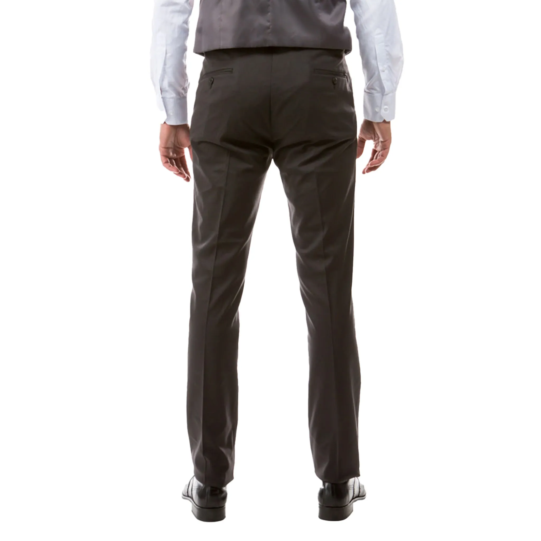 Men's Charcoal Modern Fit Suit Pants Functional fashion wear