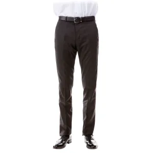Dark wash Modern Waist Men's Charcoal Modern Fit Suit Pants