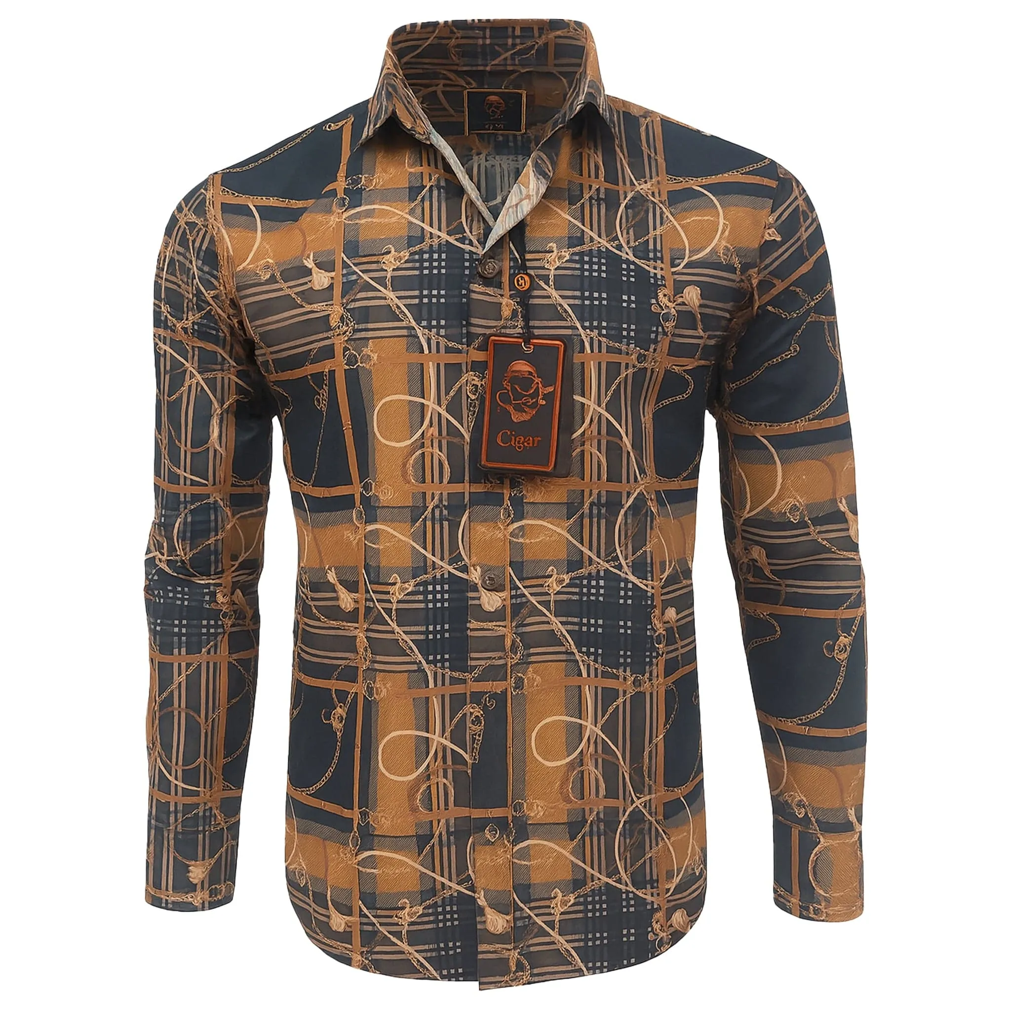 Breathable mesh Cigar Sport Shirt/M-1851