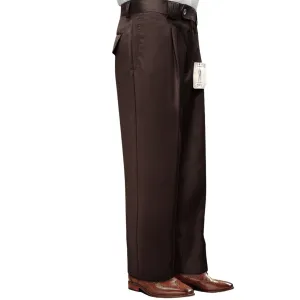 Simple Comfort Wear Centauri Collection: Brown Wide-Leg Pants