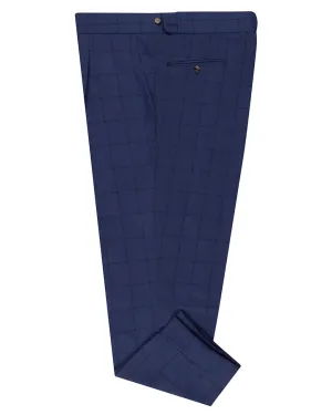 Flexibility Fit Minimal Bulk Drago: Super 160s Royal Blue Checks