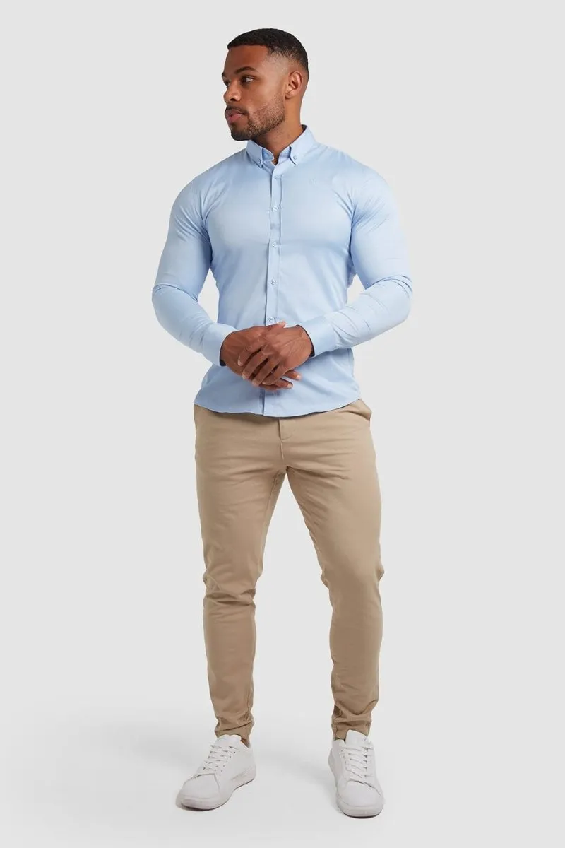 Athletic Fit Signature Shirt 2.0 in Blue Wrinkle Resistant Finish mix and match