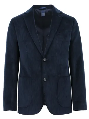 Hvar Navy Corduroy Sports Jacket Commuter Friendly Look