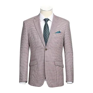 ThermalReflective All Day Fit Alessandro Vitello by Renoir Slim Fit Wool Blazer Pink 565-2
