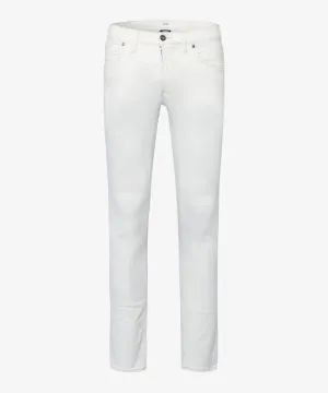 Brax Chuck Hi-Flex Color 5 Pocket Pants in Ecru Sporty Function
