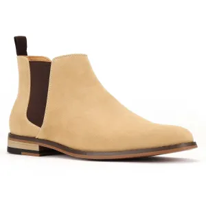 Men's Beige Suede Chelsea Boot Biking Trip