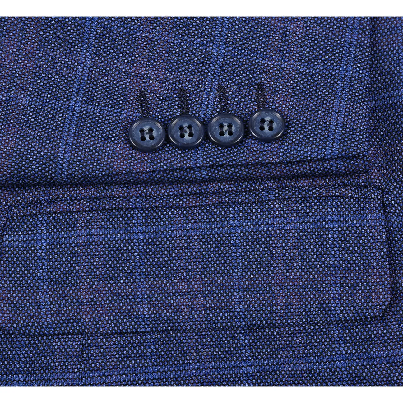 Classic Casual Look Alessandro Vitello by Renoir Classic Fit Blazer Blue 294-47