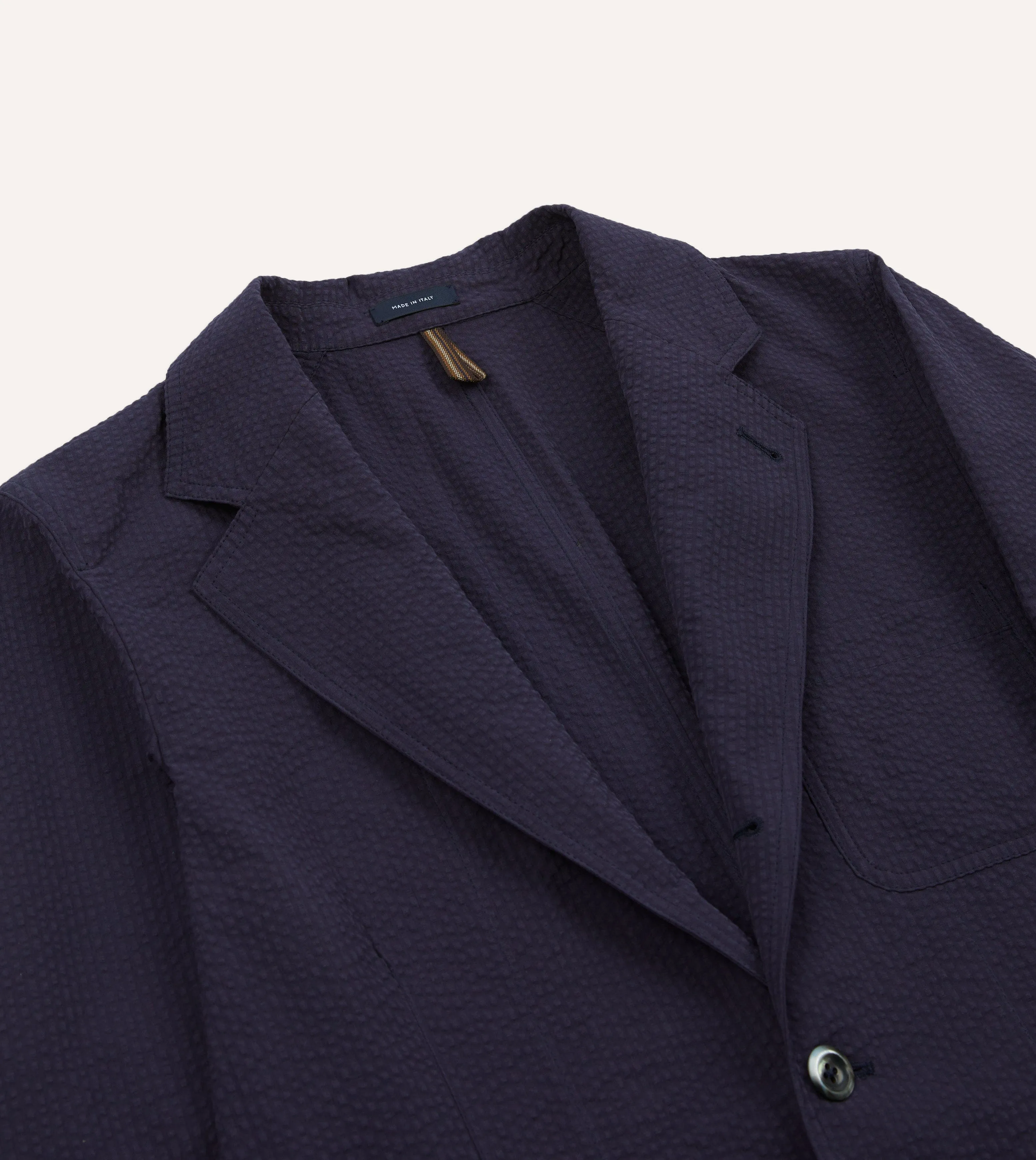 ShrinkResistantFabric Navy Seersucker Games Blazer Mk. I