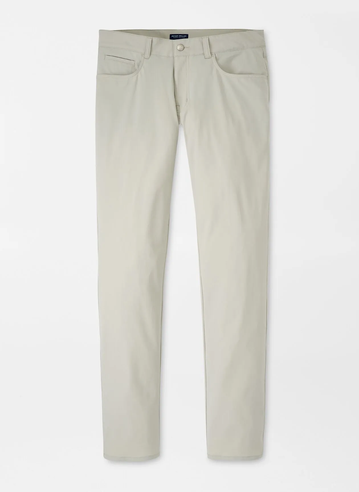Peter Millar Bingham Performance Five-Pocket Pant in Linen Outdoor Flex
