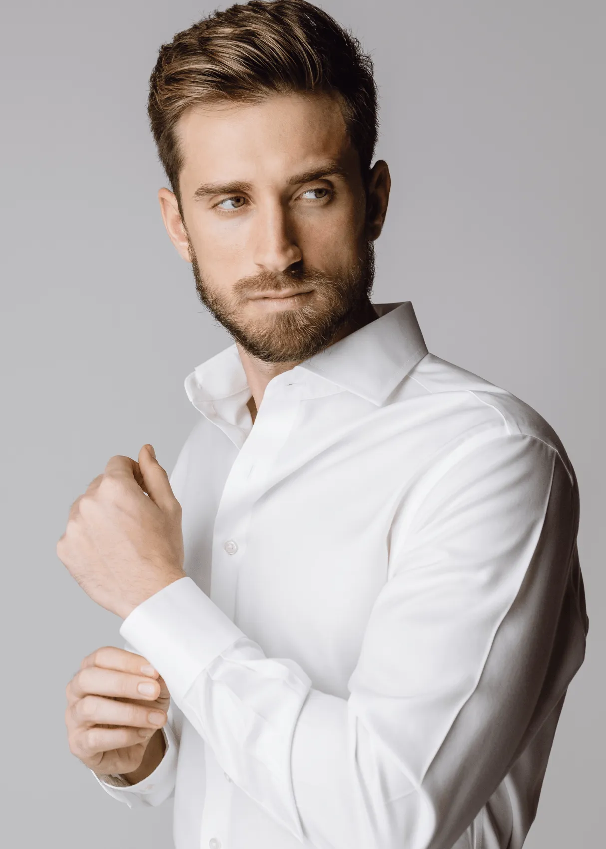 Londoner White Shirt - Contemporary (Slim) Minimalist Design