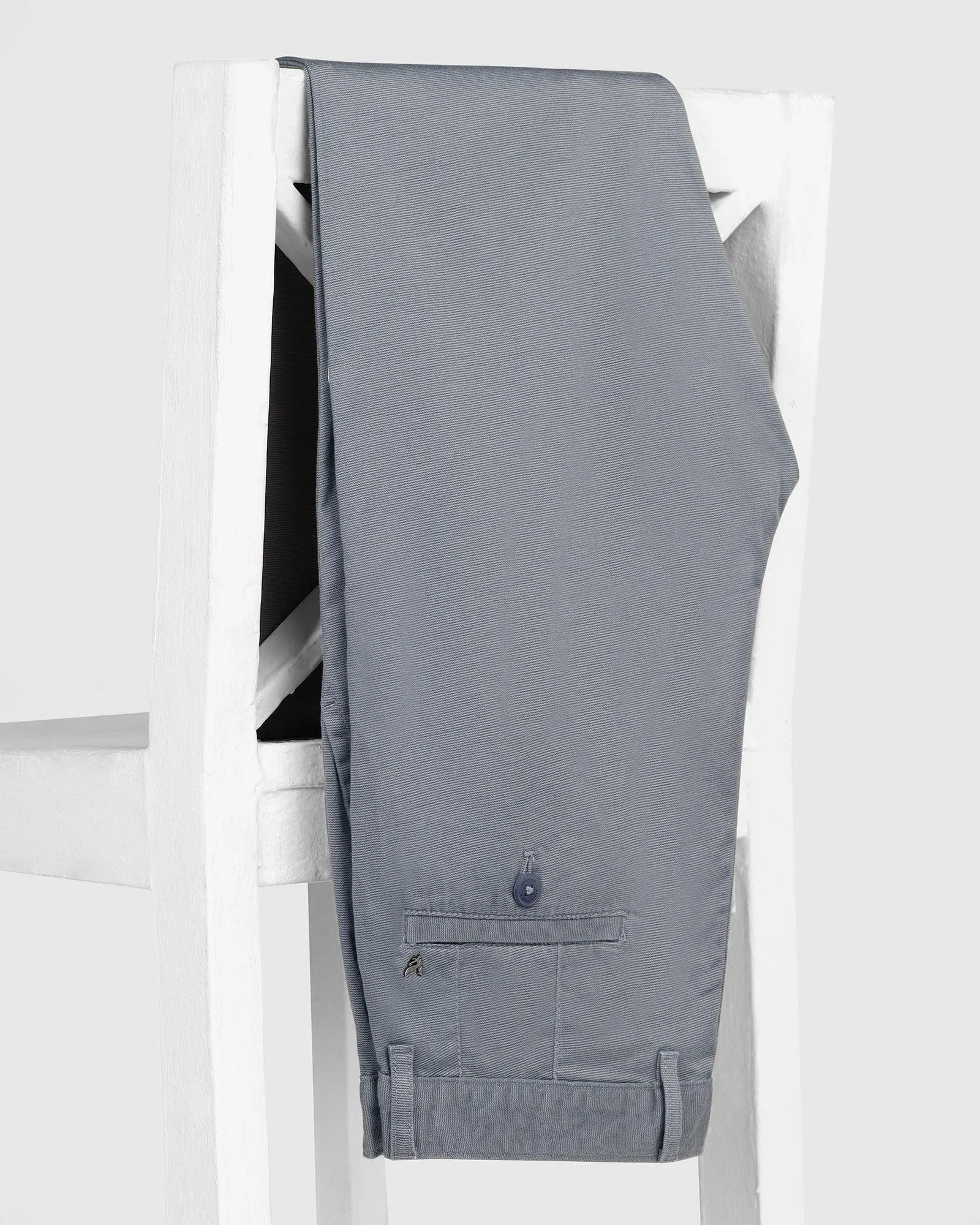 Slim Fit B-91 Casual Blue Printed Khakis - Reno Durable Utility No Ride Up Design