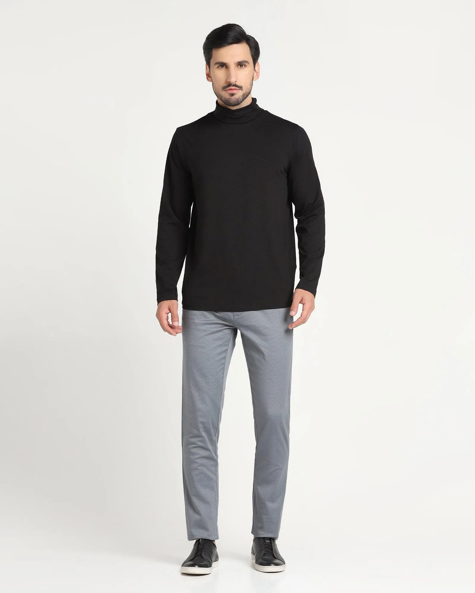 Slim Fit B-91 Casual Blue Printed Khakis - Reno Hidden Pocket System Perfectly Fit