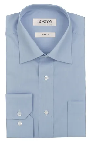 Sustainable Material Spring Collection Brooke Business 5WT Blue Shirt