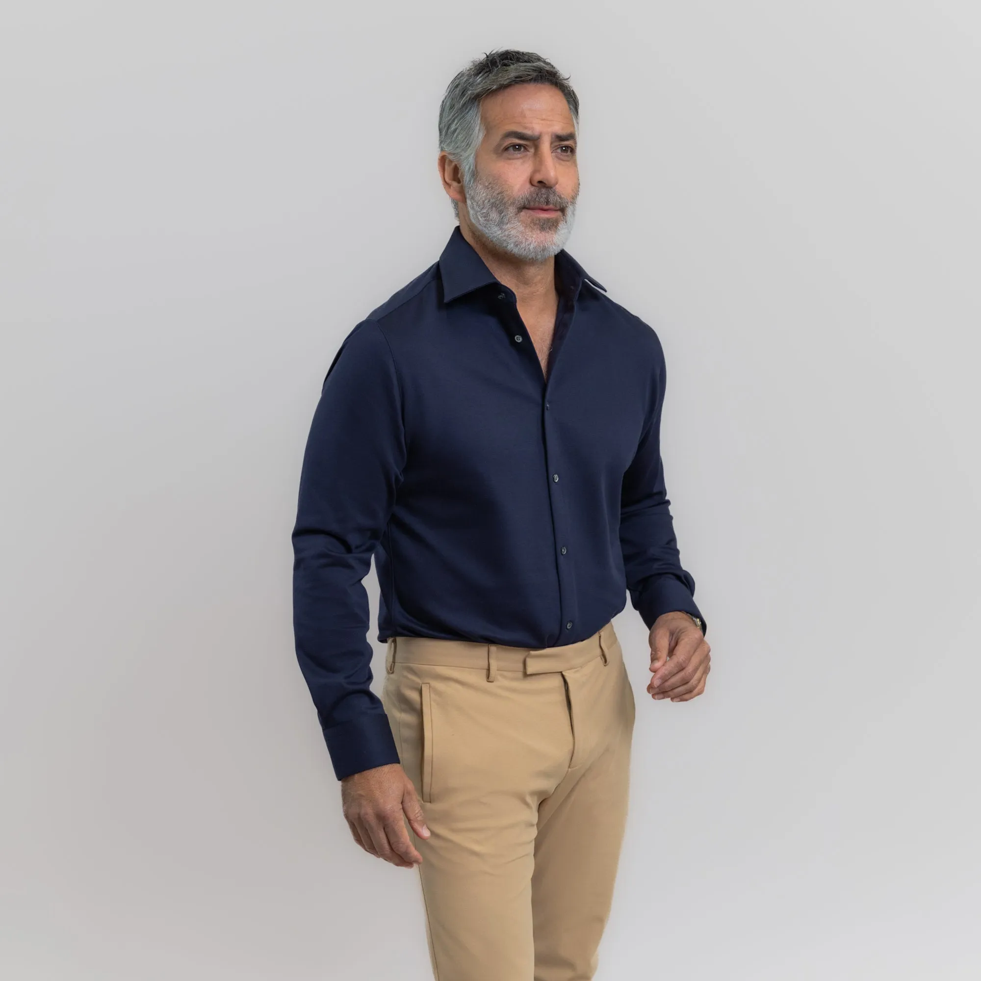 Seamless Side Panels Summer Fashion PureTech Spread Shirt