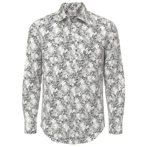 Evening Elegance Janson Sport Shirt-100% Cotton Satin Finish, European Made