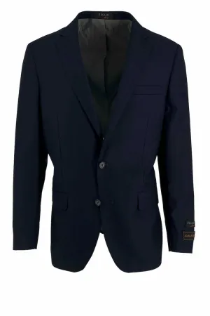 Tiglio Luxe New Blue Dolcetto Modern Fit, Pure Wool Jacket TIG1036 Cuffs Adjust Oversized Fit