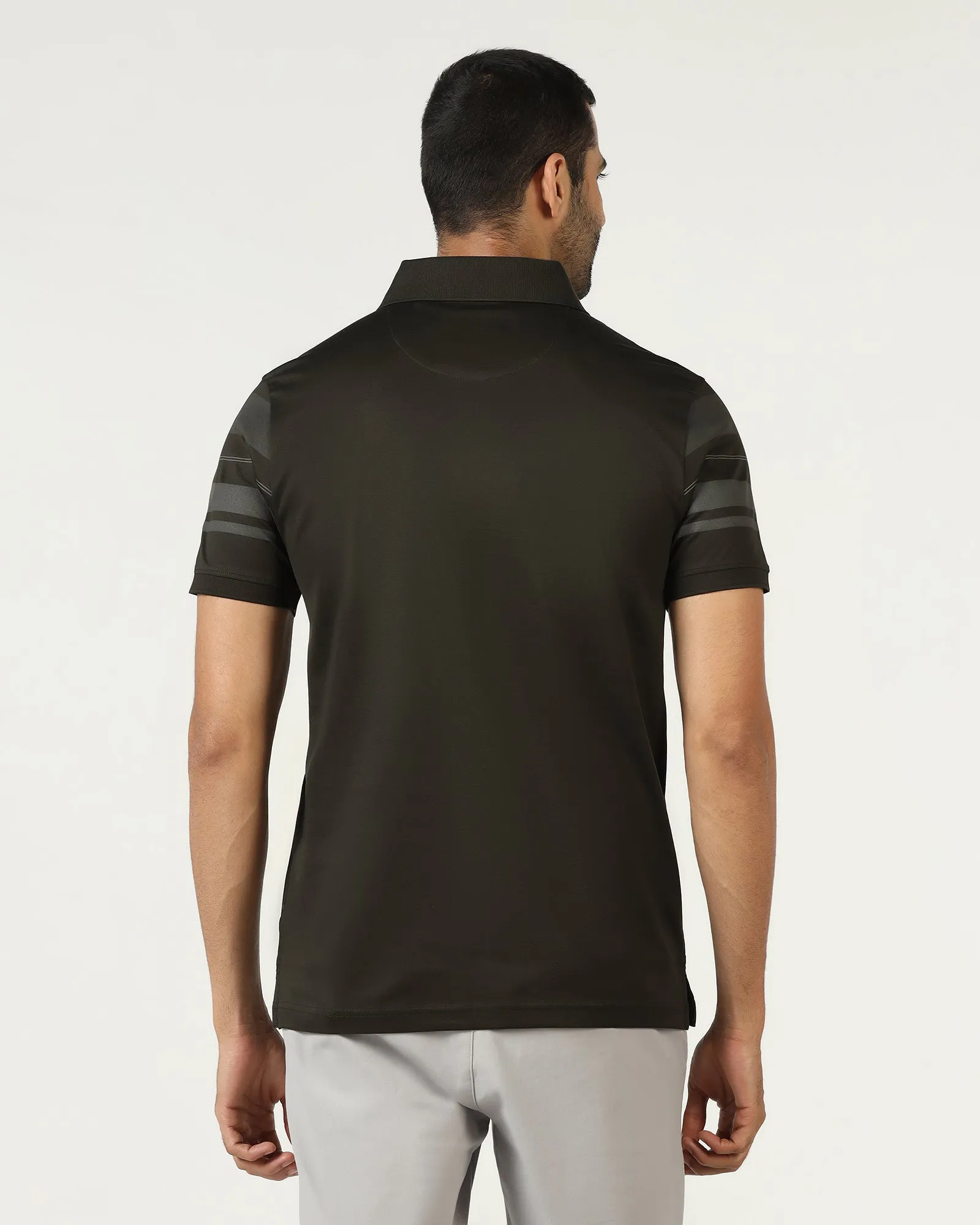 Kelp Stripe Polo - Tuck Fashionable Layers