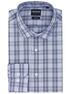 Sel Blue Checked Casual Shirt Subtle design bohemian flair