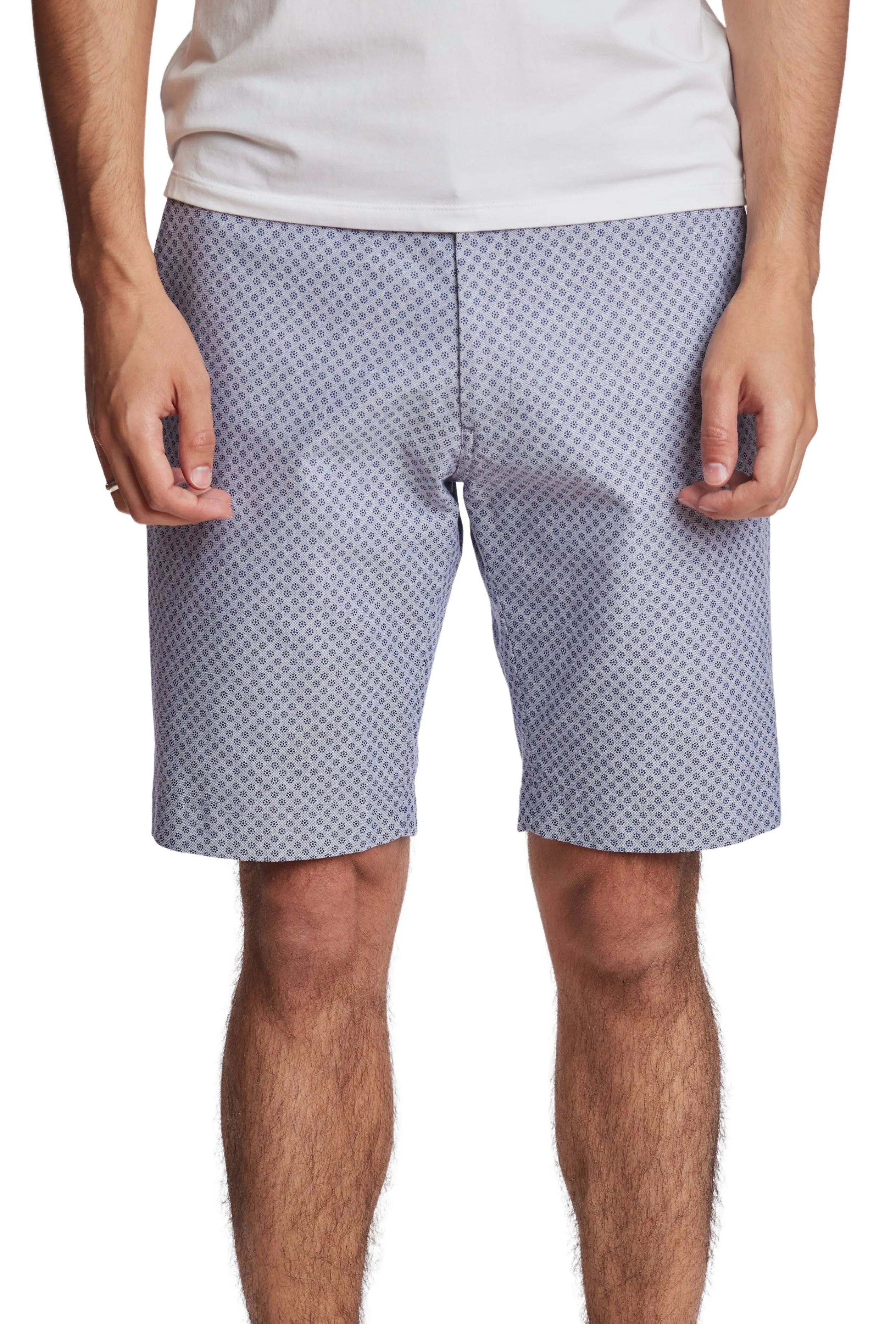 Felix Shorts - slim - Blue Navy Flower Adaptive Fit