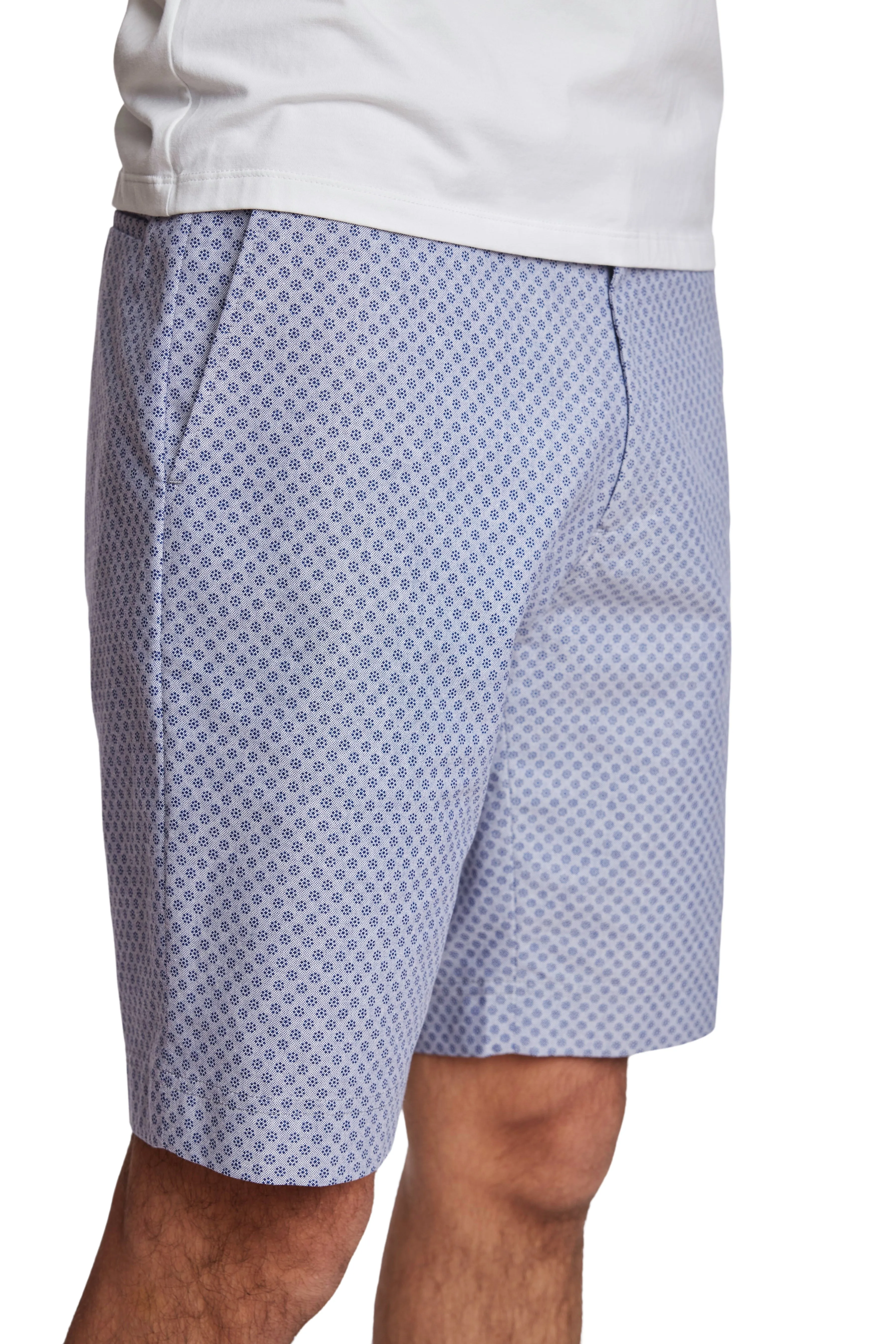 Sporty Layer Felix Shorts - slim - Blue Navy Flower