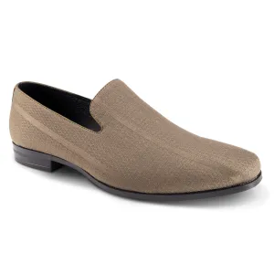 Streetwear Look Fresh Dash Striated Collection: Montique Olive Loafer Fashion Shoes S2375